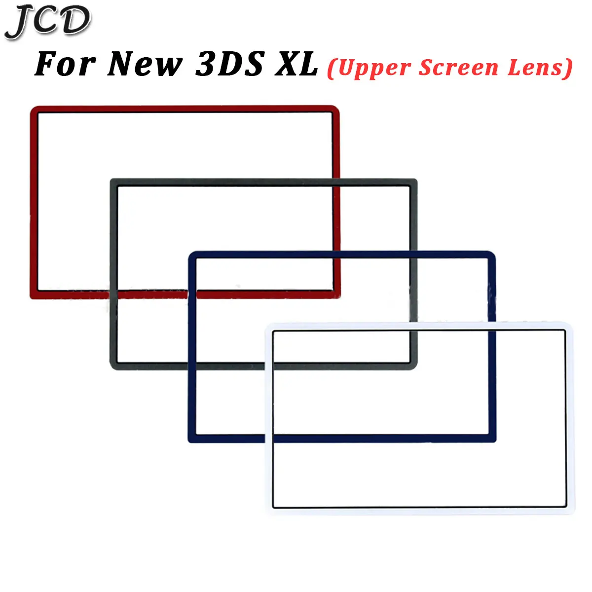 

JCD Plastic Screen Protector Panel Top Surface Cover For New 3DS XL LL Housing Upper Screen Lens Cover For New3DSLL