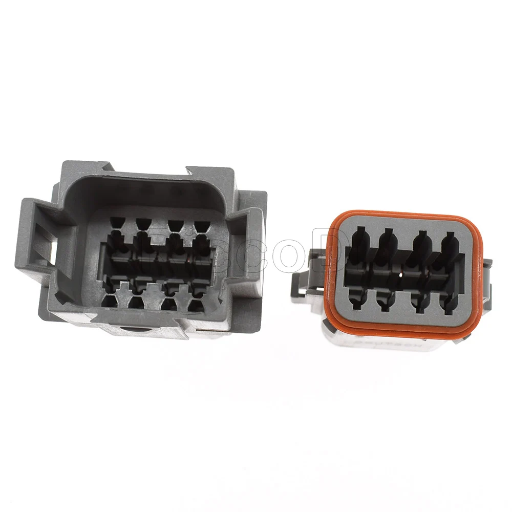 1-20 Kits Deutsch 8 Pin DT Series 22-16AWG Male Female Waterproof Electrical Wire Connector Plug DT06-8S DT04-8P For Car