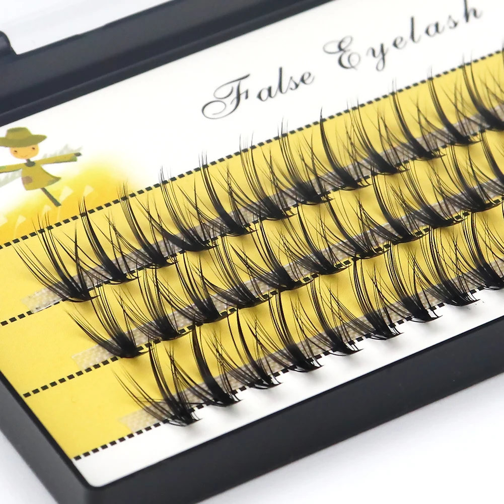 1/Box 60pcs Mink False Eyelashes Natural Eyelash extension 3D Personal Russian Eyelash 20D Cluster Lashes Makeup Cilia Wholesale