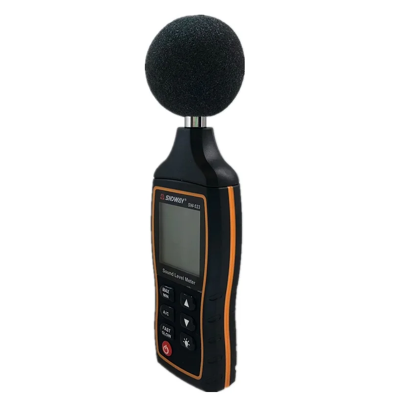 SW-523 Digital Sound Level Meter DB Decibel Tester Logger Noise Audio Detector Digital Diagnostic-Tool Automotive Microphone