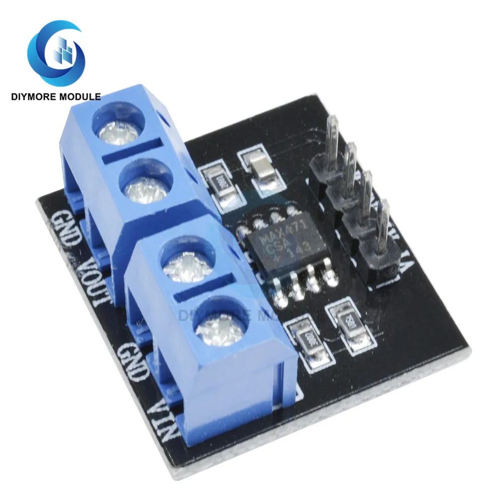 MAX471 Voltage Current Sensor Module High Precision Detection Board DC 3-36V Charge Discharge Monitor For Arduino