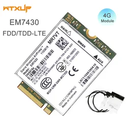 EM7430 DW5816e GOBI6000 4G card LTE DW5816 for Dell Latitude 7280 7285 7290 7389 7390 7490 E7470 Cat6 300M 4G module