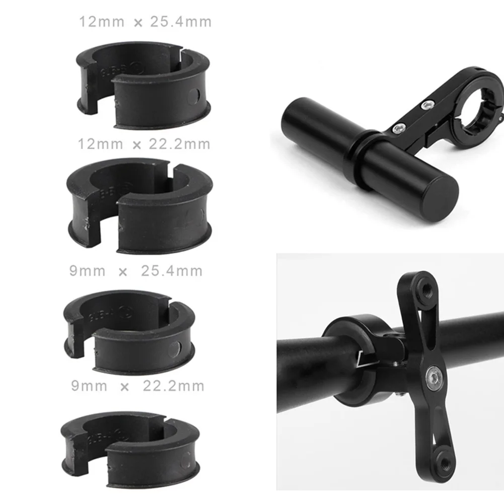 

4PCS Bicycle Handlebar Shim 25.4mm To 31.8mm Stem For Fixed Gear Road Bike Bottle Holders, Stopwatch Holders