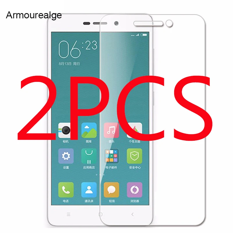 2PCS For Xiaomi Redmi 4 Tempered Glass Screen Protector Ultra Thin Protective Glass Film On For Xiaomi Redmi 4 Pro Prime Guard