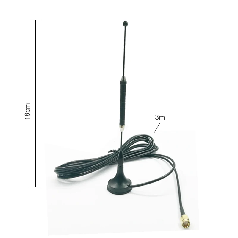 GWS 4G 10dbi SMA FEMale LTE Antenna  Aerial 698-960 1700-2700Mhz magnetic base 3M Sucker Antena wireless modem router repeater