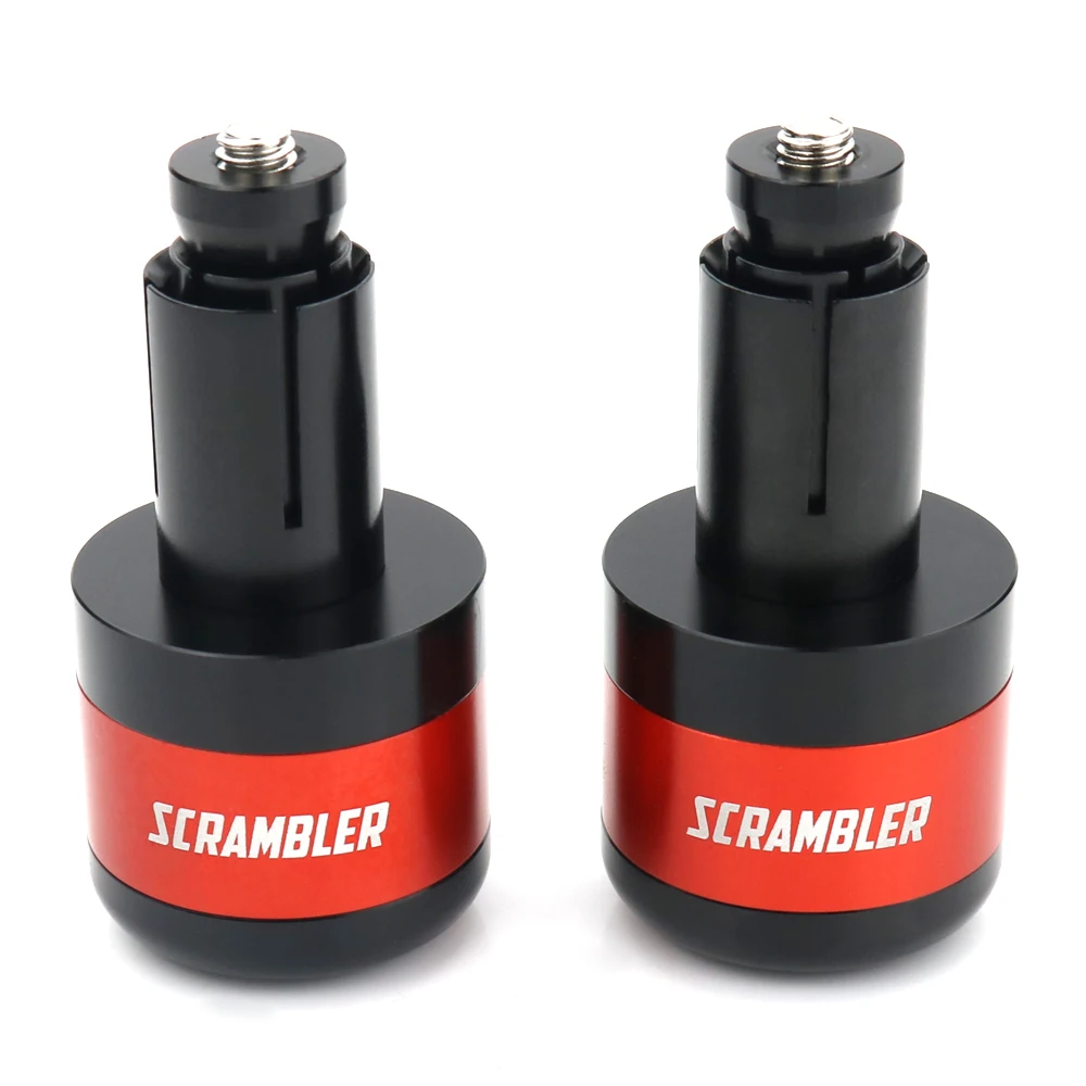 Motorcycle Accessories For Ducati Scrambler 800 2015-2018 Scrambler 1200 All Year Handlebar Grips Bar End Covers Aluminum Alloy
