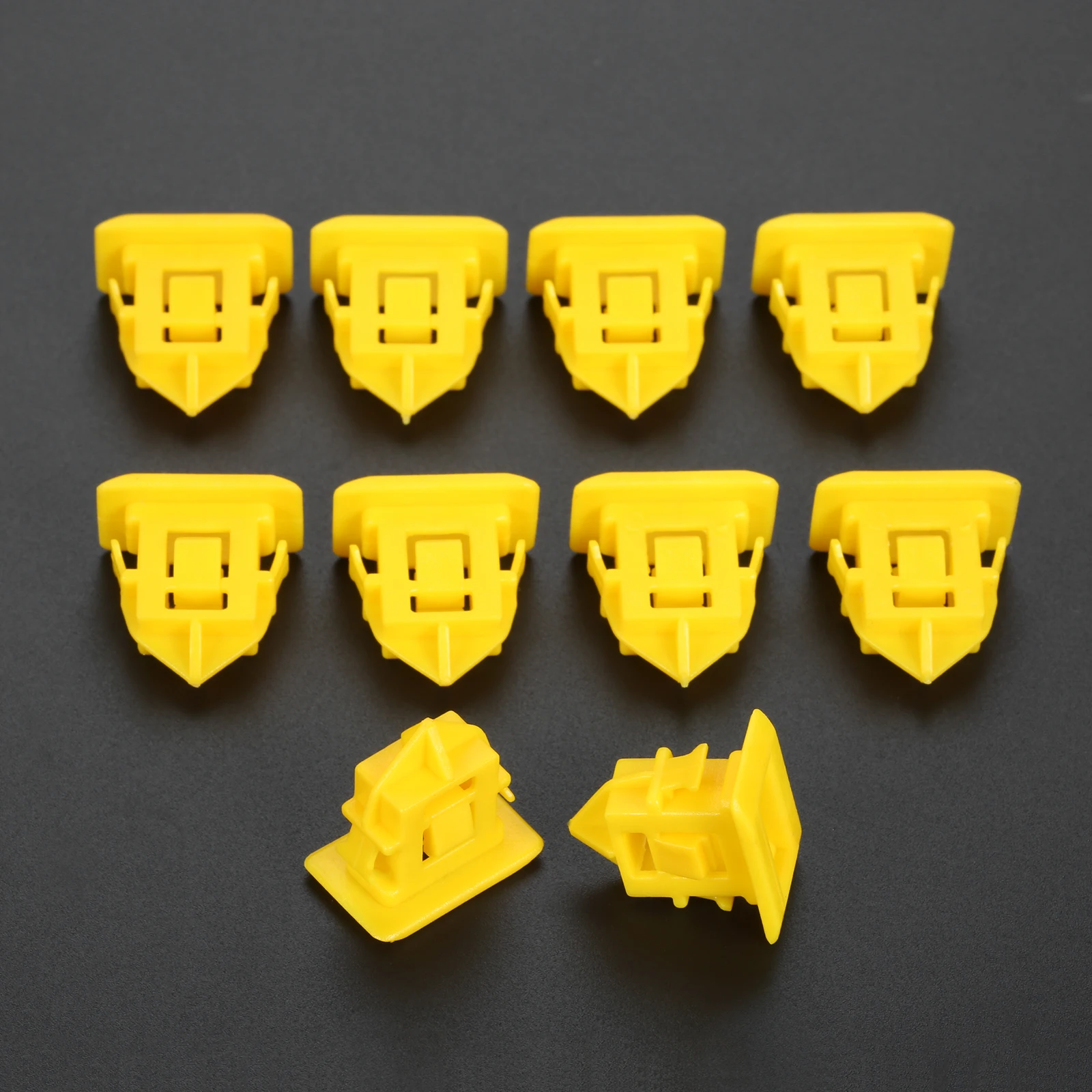 10Pcs Car Guard Plate Snap Clips Fasteners Lower Door Side Skirt Edge Beam Bottom Edge Plastic Rivets For Volvo S40 C30 S80 S60