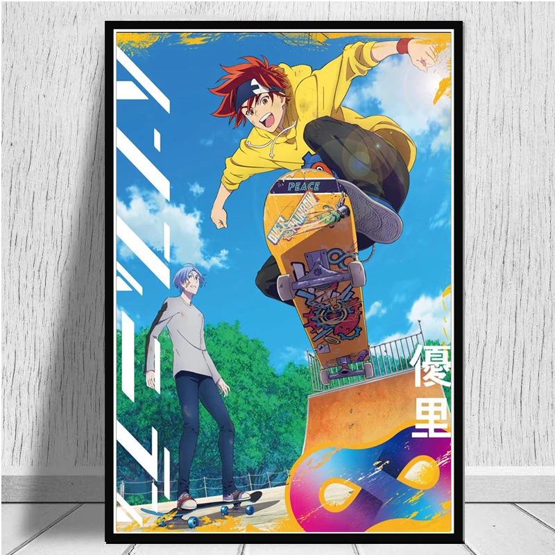 Anime Figure SK8 The Infinity Anime Posters Skateboard Sport Canvas Painting Wall Art Poster Home Decoration Kawaii Room Decor