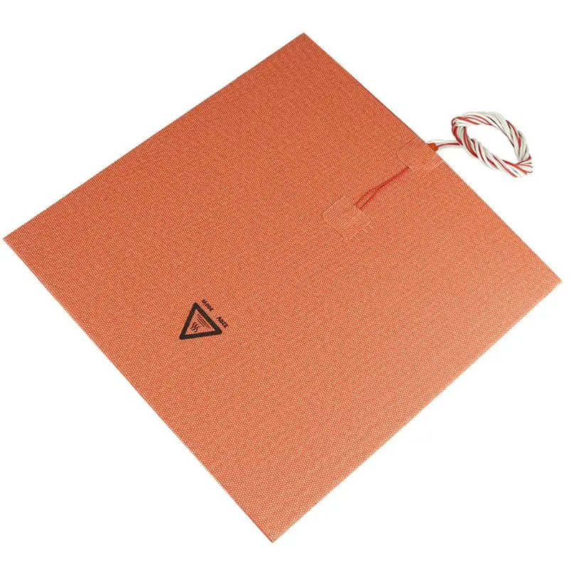 

300*300mm 220V 750W Silicone Rubber Heating Pad For 3D Printer Heating Bed