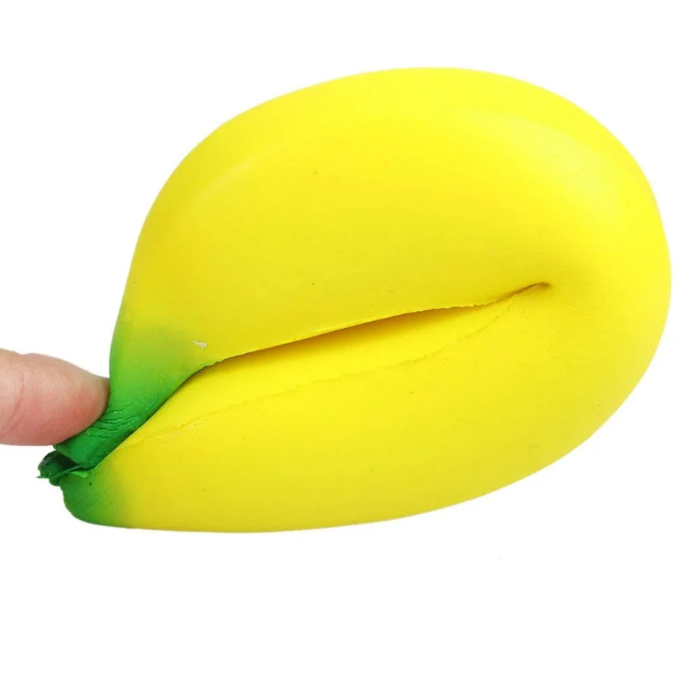 Cute Banana Squishy Super Slow Rising Jumbo Simulation Fruit Phone Straps Soft Cream Scented Bread Cake Kid Toy Gift