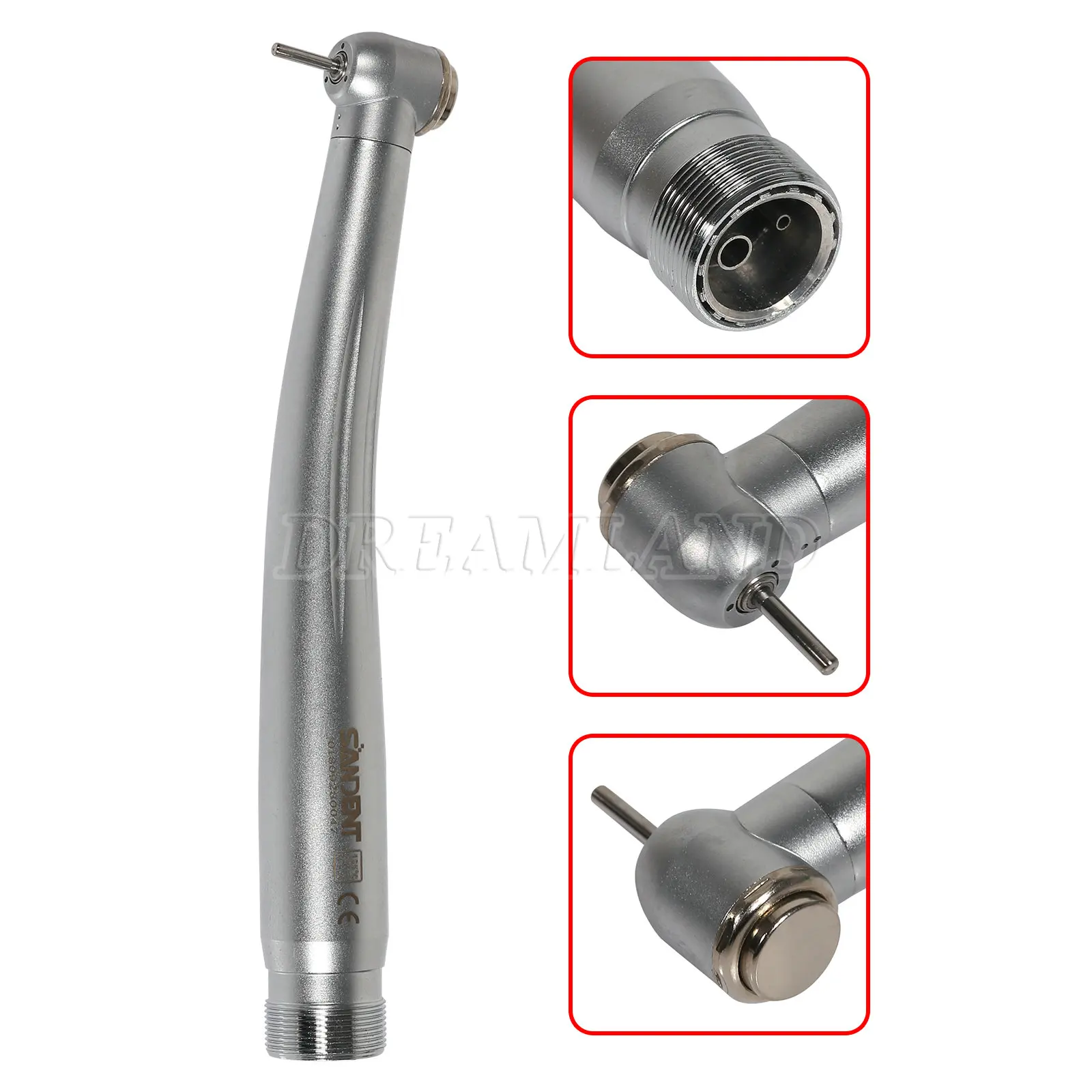 10Pcs SANDENT NSK Style Pana Max Dental High Speed 2/4Hole Handpiece Push Button /Replace Rotor