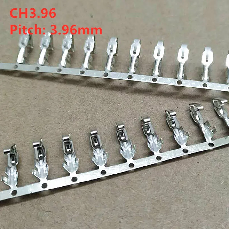 100pcs/lot CH3.96 Terminal Plug Connectors Spacing 3.96MM Wire Cable Housing Female Pin