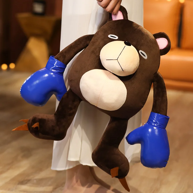 25/35/45cm Anime Jujutsu Kaisen Cosplay Bear New Hot Sale Plush Gojo Itadori Boxing Bear Punch Toy Fans Gifts Collection Props