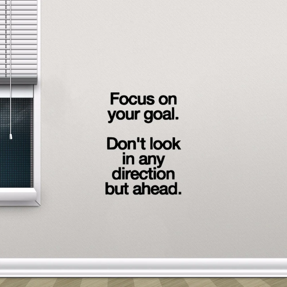 Фокусируйтесь на своей цели. Не смотрите в любом направлении наклейки на стену для украшения офисной комнаты росписи детской спальни декор гостиной дома
