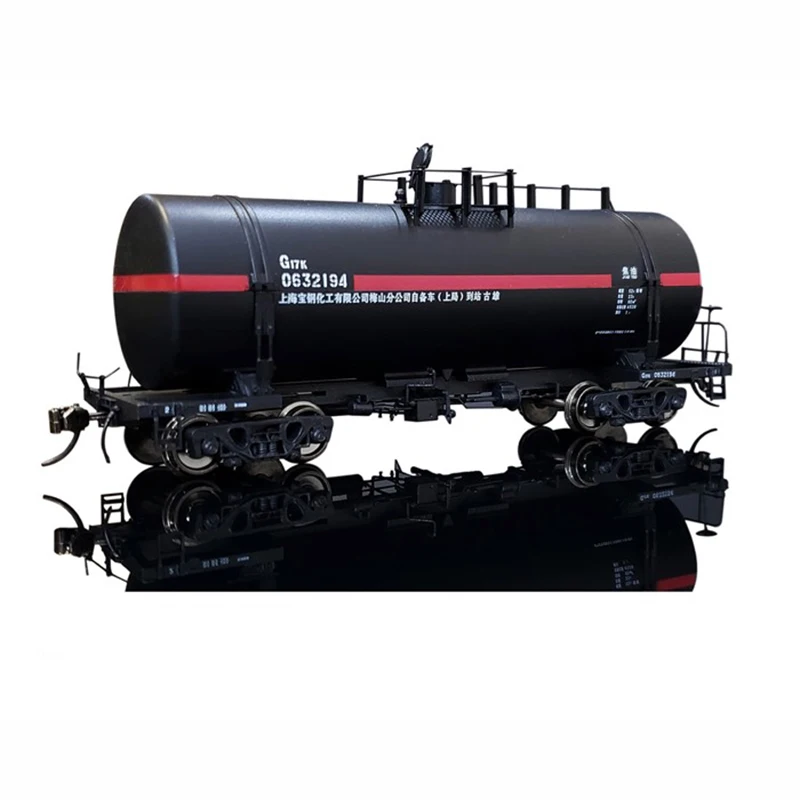 Diecast HO Scale 1/87 China Railway G17K Oil Tank Transporter Train Model Adult Classic Collection Static Display Boy Toy