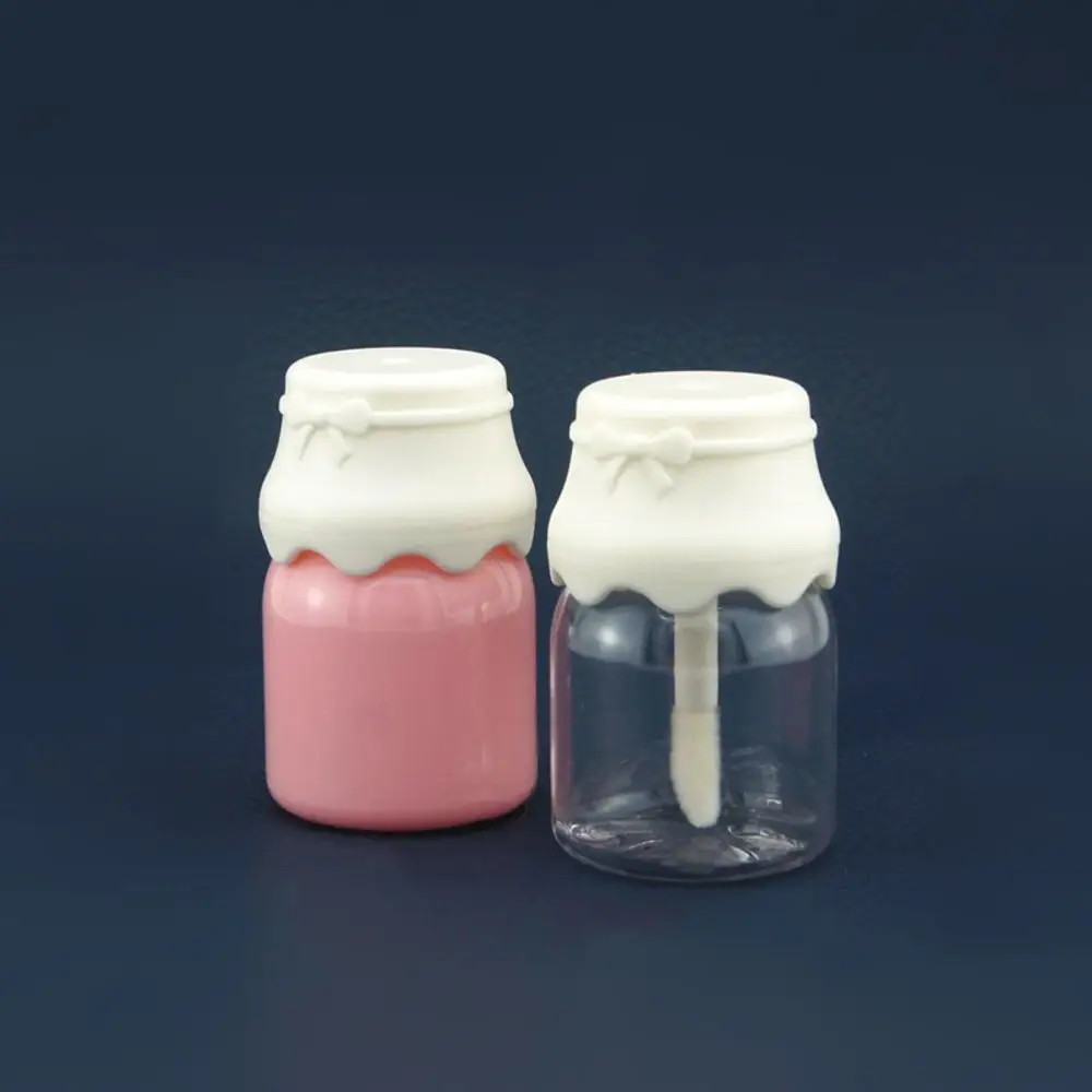 1pcs 8ML Mini Milk Bottle Lip Glaze Tube Transparent Bottle Lip Gloss Tube Plastic Lip Gloss Cosmetic Packaging Container