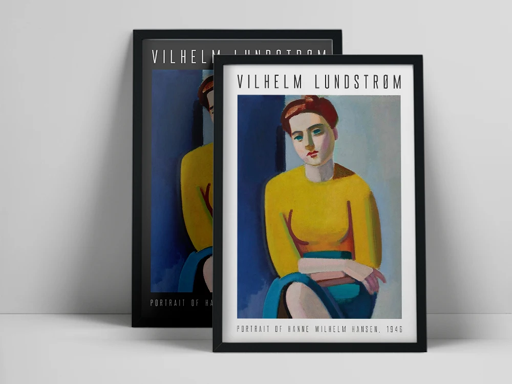 Vilhelm Lundstrom Exhibition Prints and Poster Women Portrait Wall Art Canvas Painting Modern Art Decoration Gallery Bedroom