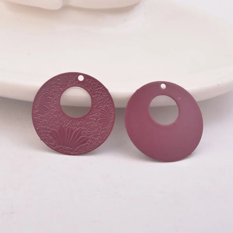 50 Stück AB1236 21*21mm Filigrane Runde Anhänger – Detail 9