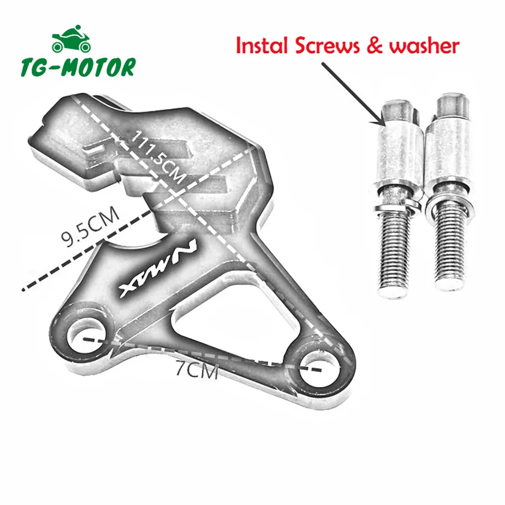 TG-Motor With NMAX logo CNC Front Brake Caliper Cover Disc Brakes Pump Guard For Yamaha NMAX155 nmax125 N-MAX 150 2015-2020 2021