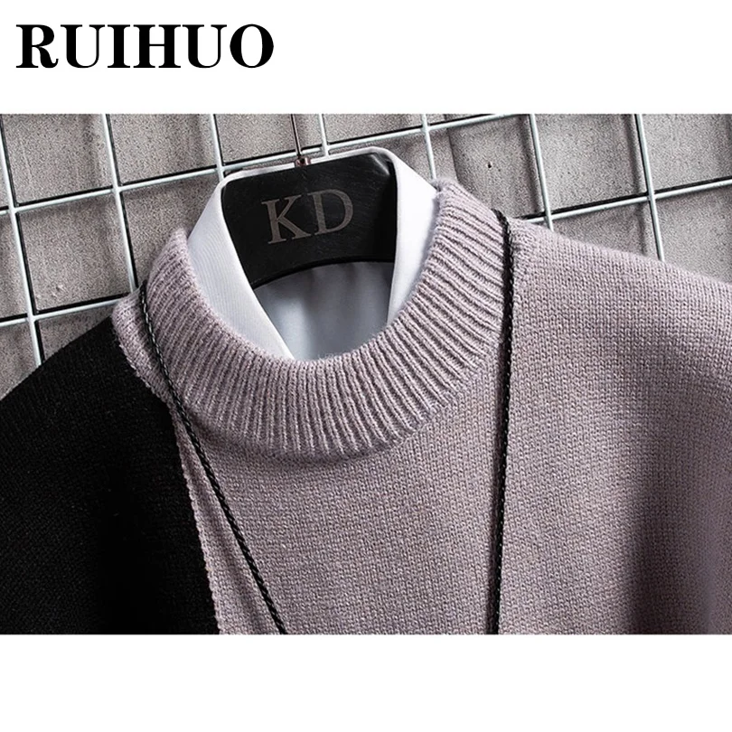 Korean Sweater Men Clothing Korean Fashion Men Sweater Pullover Vintage Clothes Hip Hop Knitwear 2XL 2024 New Arrivals