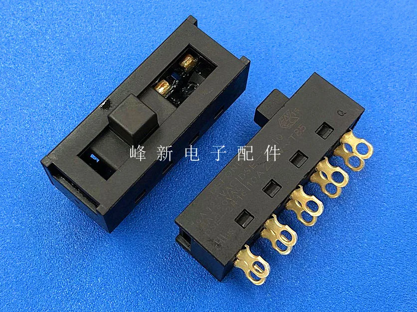 2pcs Hong Kong 16A high current 10-pin 4-speed toggle switch four-speed switch slide switch hair dryer DSE-2410