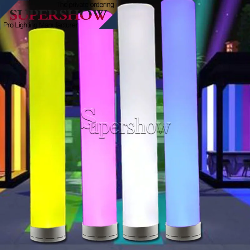 

High brightness O-sram LED lamp RGBW 4in1 6x15w Automatic Inflatable Lights waterproof IP65 for bar party wedding stage