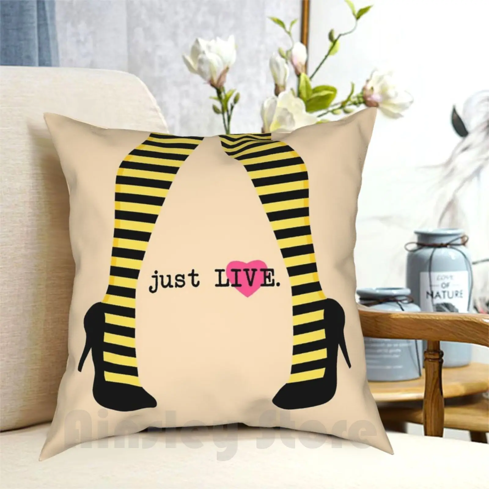 Me Before You-Just Live Pillow Case Printed Home Soft DIY Pillow cover Me Before You Movie Book Lou Clark Will Traynor