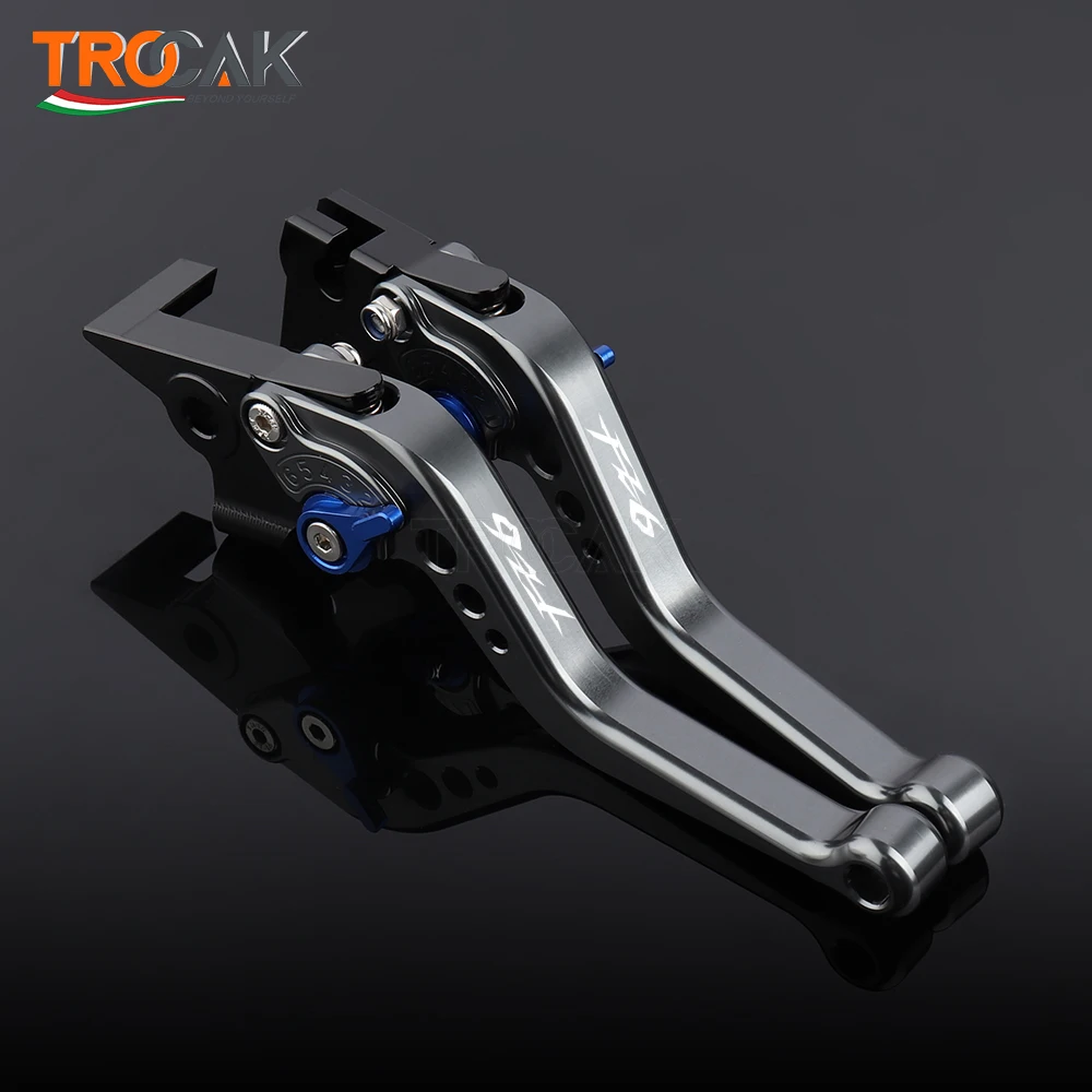 CNC Adjustable Motorcycle short Brake Clutch Levers For YAMAHA fz6 fazer FZ6 2004-2010 FZ6R FZ 6R 2009-2020