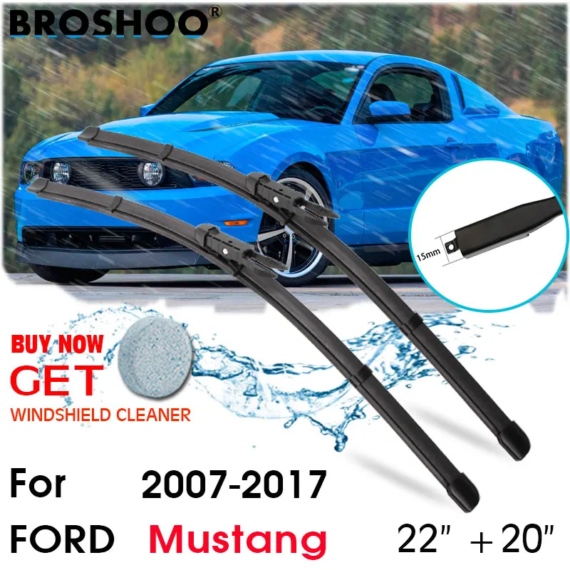 

Car Wiper Blade Front Window Windscreen Windshield Wipers Blades pinch tab Auto Accessories For FORD Mustang 22"+20" 2007-2017