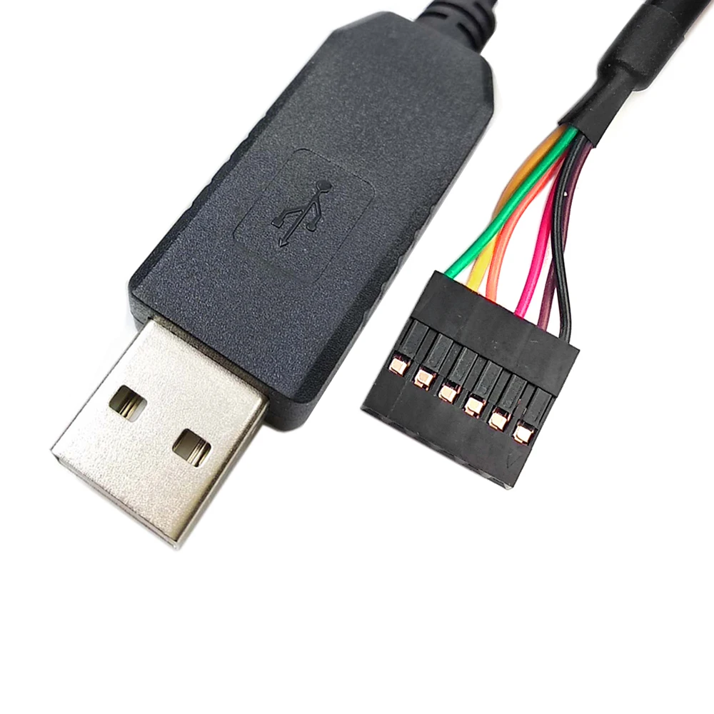 FTDI USB UART Bridge Chip FT232R USB RS232 Adapter Cable FT232RL with 0.1