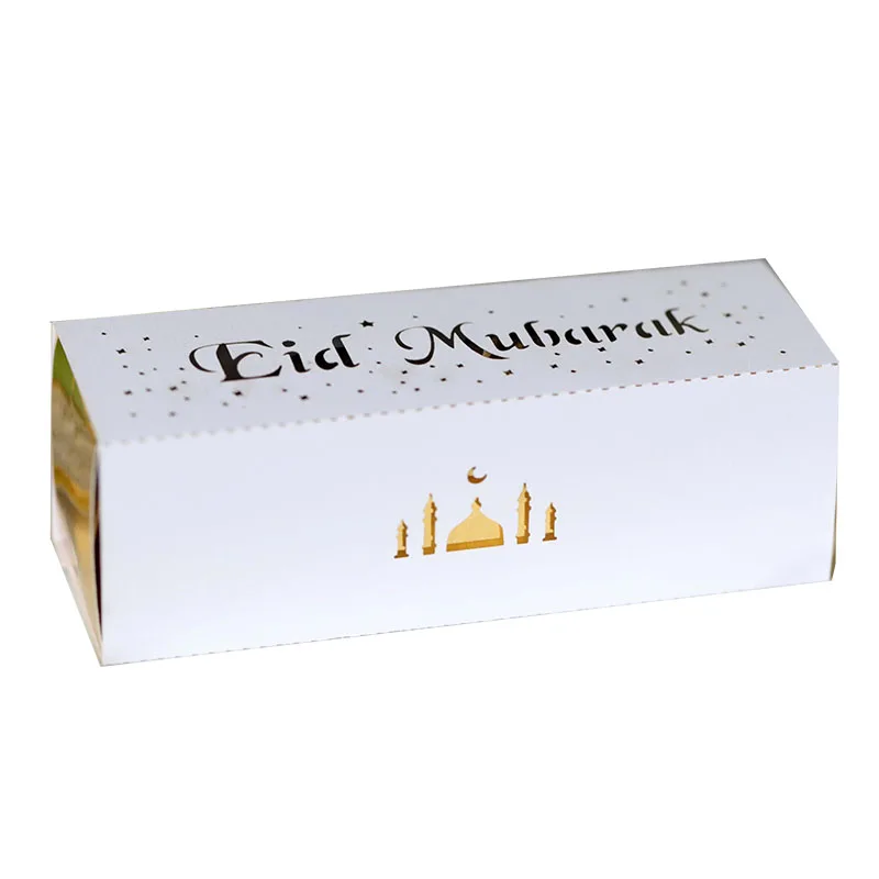 10Pcs Eid Mubarak Candy Box Ramadan Kareem Favor Gift Boxes Islamic Muslim Festival Supplies al-Fitr Eid Party Decor