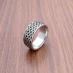 Celtics Knot Weave Viking Symbol Stainless Steel Men's Women Rings Simple For Girl Boyfriend Jewelry Creativity Gift Wholesale