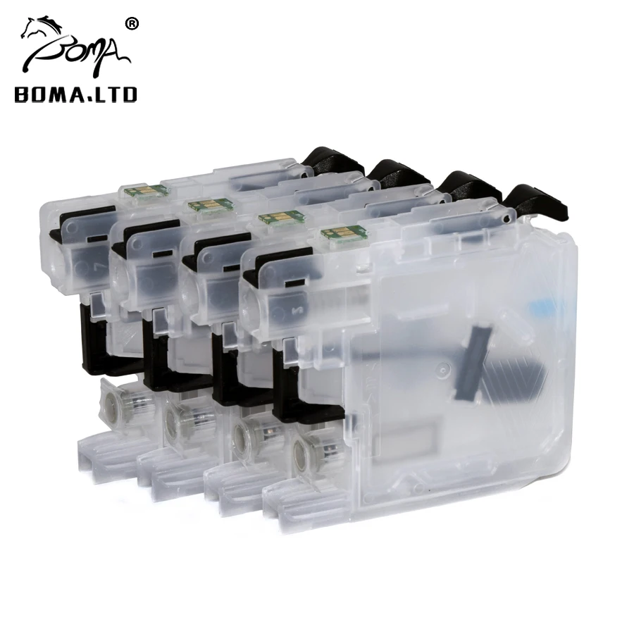 Refillable Ink Cartridge With Auto Reset Chip For Brother LC103 XL LC105 LC101 LC107 LC109 J6720DW J6920DW J285DW J470DW Printer