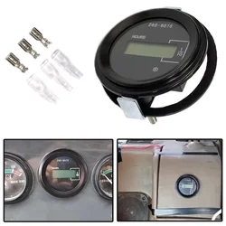 Round mechanical Hour Meter Hourtimer Counter Timer For CAT Car Generator Diesel Petrol Engine Excavator Tractor Motor DC12 36V