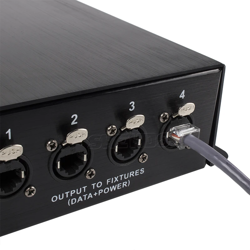 Led Pixel Lighting Decorder Artnet DMX Controller 4 Port Converter Output Channels 3PIN/5PIN Satge DJ Light Control Disco