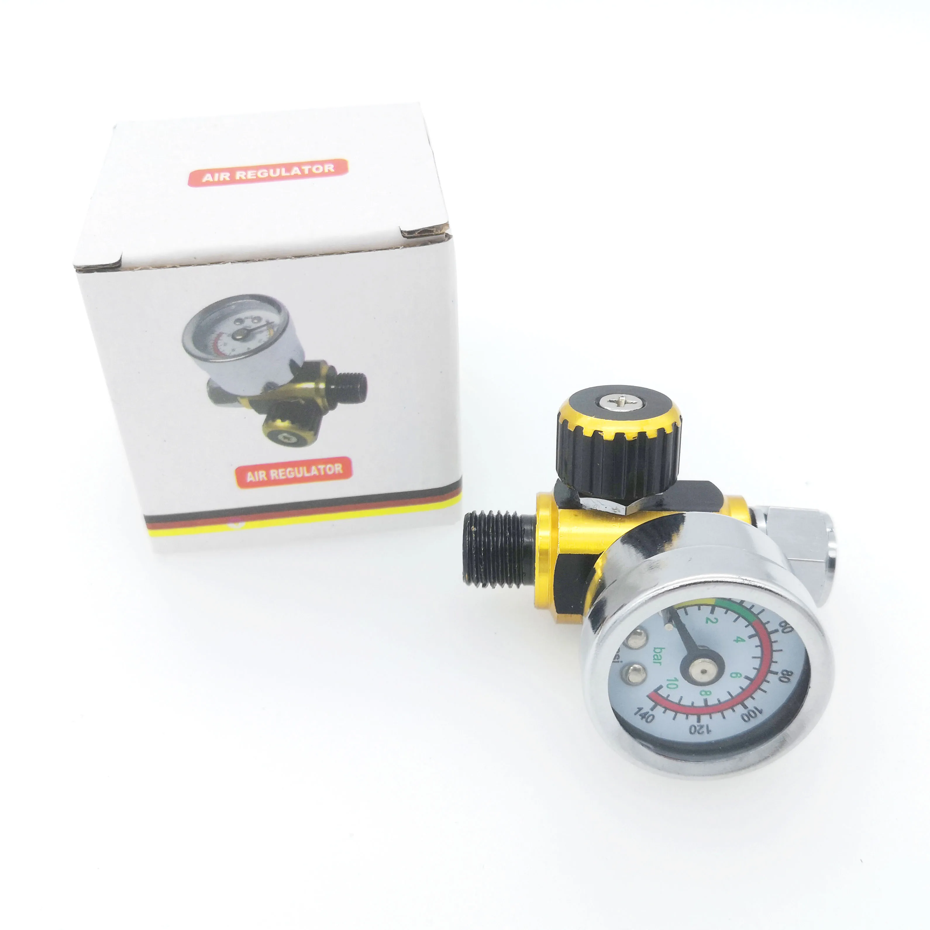 Imagem -05 - Hvlp Spray Gun Regulador Ajuste de Pressão de ar Medidor de Pressão Cauda Paint Spray Gun Regulador Flash Vendas