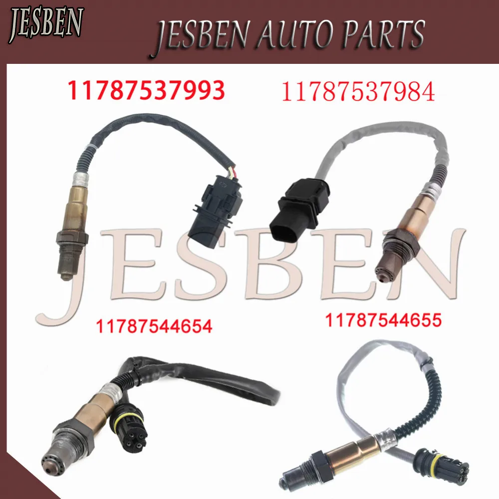 4X 11787544655 11787544654 11787537993 11787537984 Lambda Probe O2 Oxygen Sensor for BMW E90 323i E60 E61 523I 525I 530I 525XI