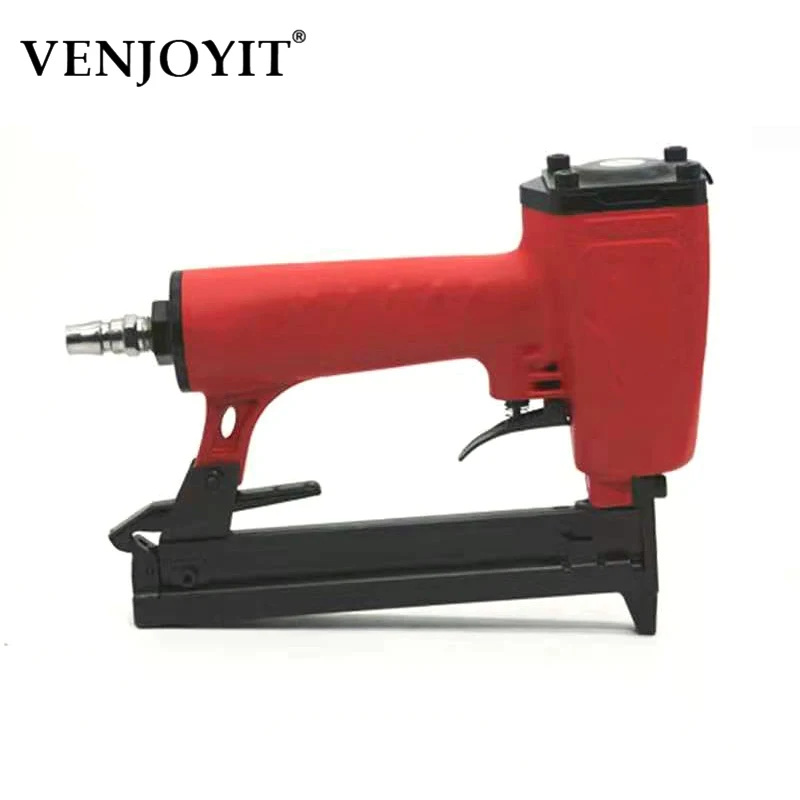 425K Air Nailer Stapler Gun Pneumatic U Type Gun For Rattan Alumium Metal Pole Furniture 410K 413K 416K 418K Staples