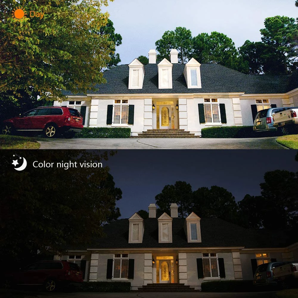 4G LTE Solar Security Camera System 1080P 2MP Battery WiFi Camera Color Night Vision Outdoor Surveillance Camera PIR Cloud