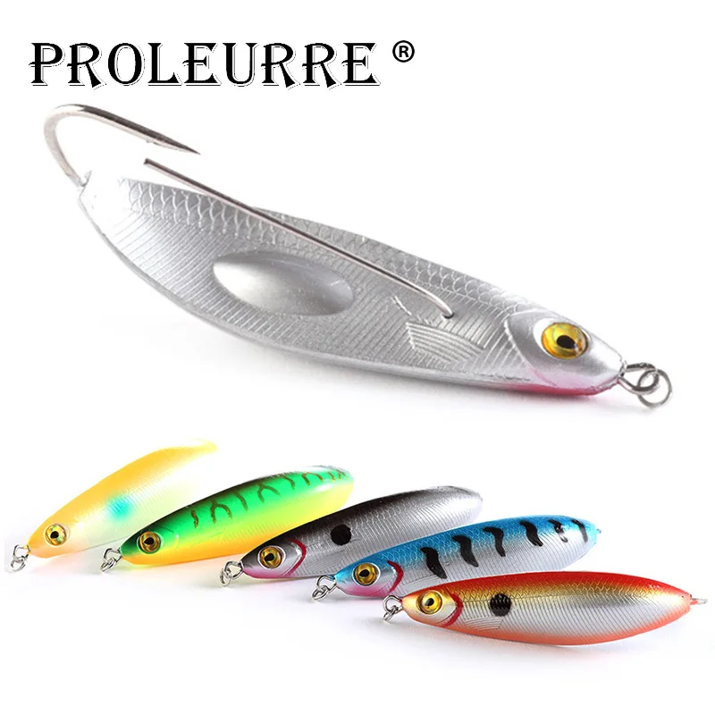

1Pcs Quality Minnow Rotate Spoon Baits 8.5cm 20g Anti-hanging grass Freshwater Crankbait Hard Bait Wobblers Ice Fishing Lure