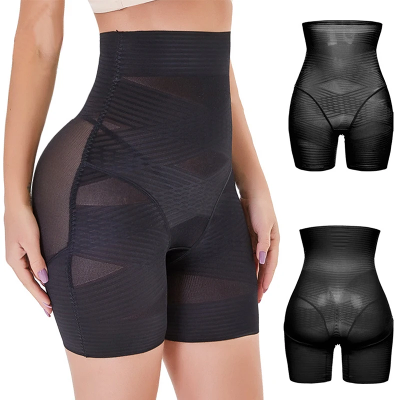 

Body Shaper for Women Tummy Control Butt Lifter Shapewear Waist Trainer Thin Seamless High Waist Belly Thigh Slimmer Boyshorts