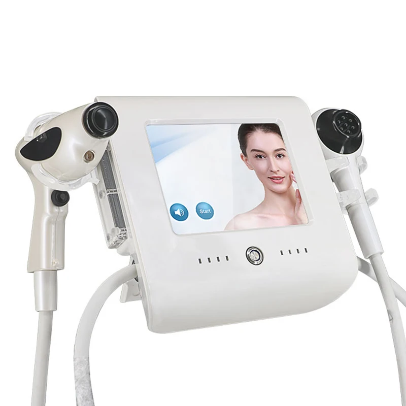 portable cooling face lifting skin care 2 in 1 facial Thermal Body&Face Lifting Anti-aging Wrinkle Removal Beauty Instrument