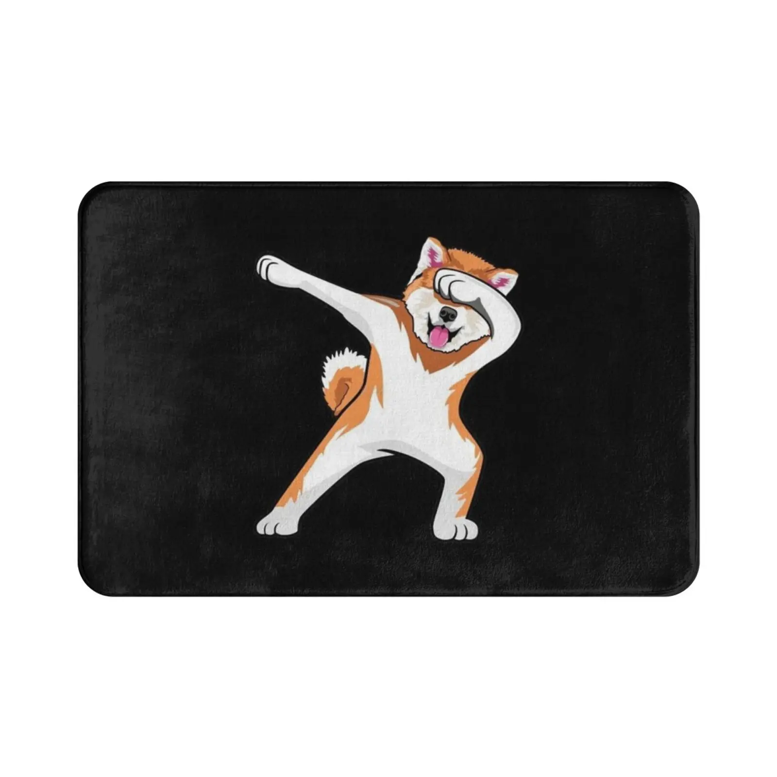 Bdaz Dabbing Akita Dancing Dog Funny Humor Carpet Mat Rug Cushion Soft Akita Akita Inu Dog Dogs Animal Dog Lover