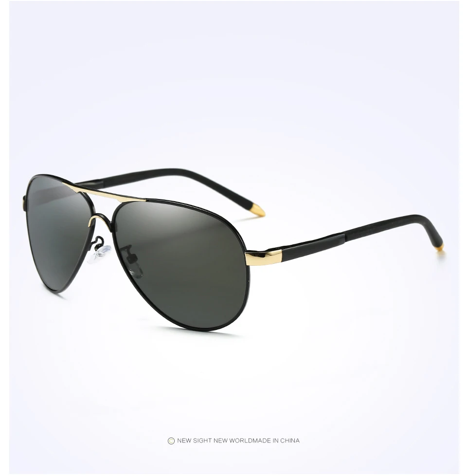 Neue Design Outdoor Sport Pilot Polarisierte Sonnenbrille Männer Frauen Anti-Glare Fahren Gläser Trendy Shades Spiegel Objektiv sonnenbrille – Detail 14