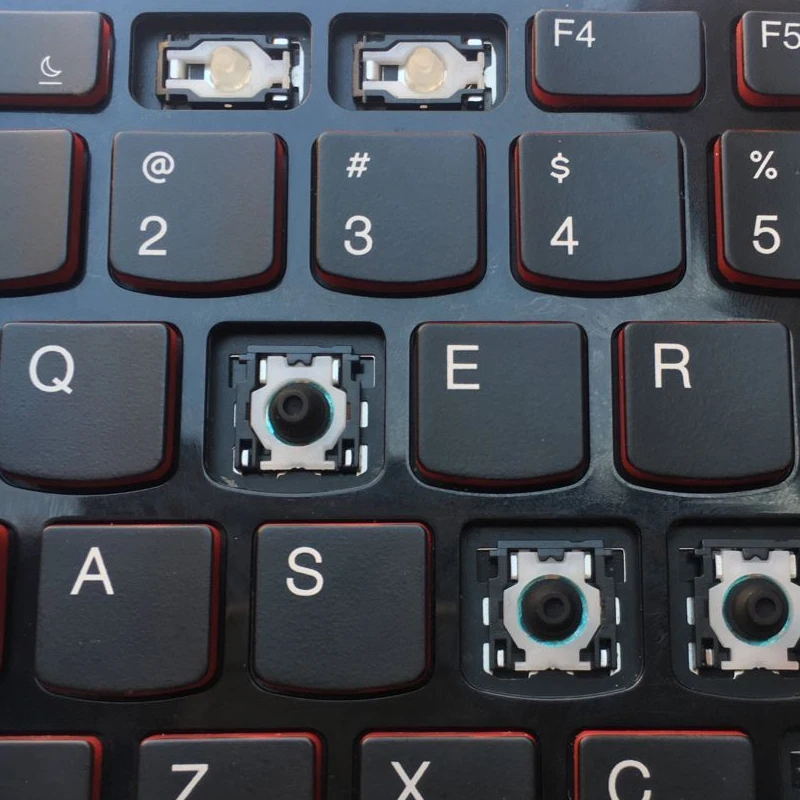 Wymiana nasadki klawiszy i podnośniki klip i zawias dla Lenovo Y50-70 Y700-15 Y50P Y50-80 U530 Y70-70 Y400 Y510P Y410P klawiatura