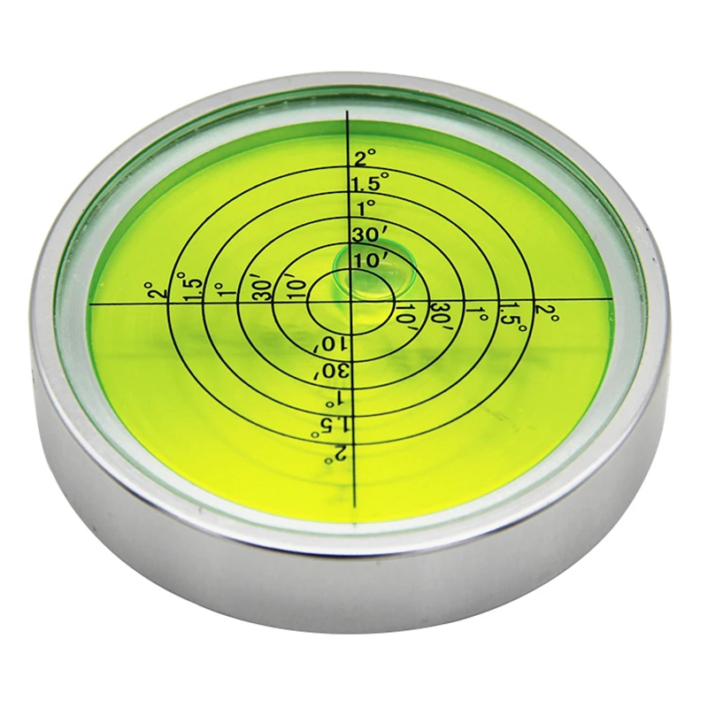 Metalen Niveau Bubble Hoge Precisie Niveau Bubble Ronde Waterpas Universal Level Bubble
