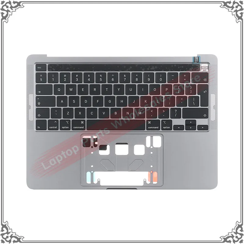 

Original New For Macbook Pro 13" Retina A2289 Topcase with US UK Keyboard+backlight 2020 Year Replacement Silver Grey Color