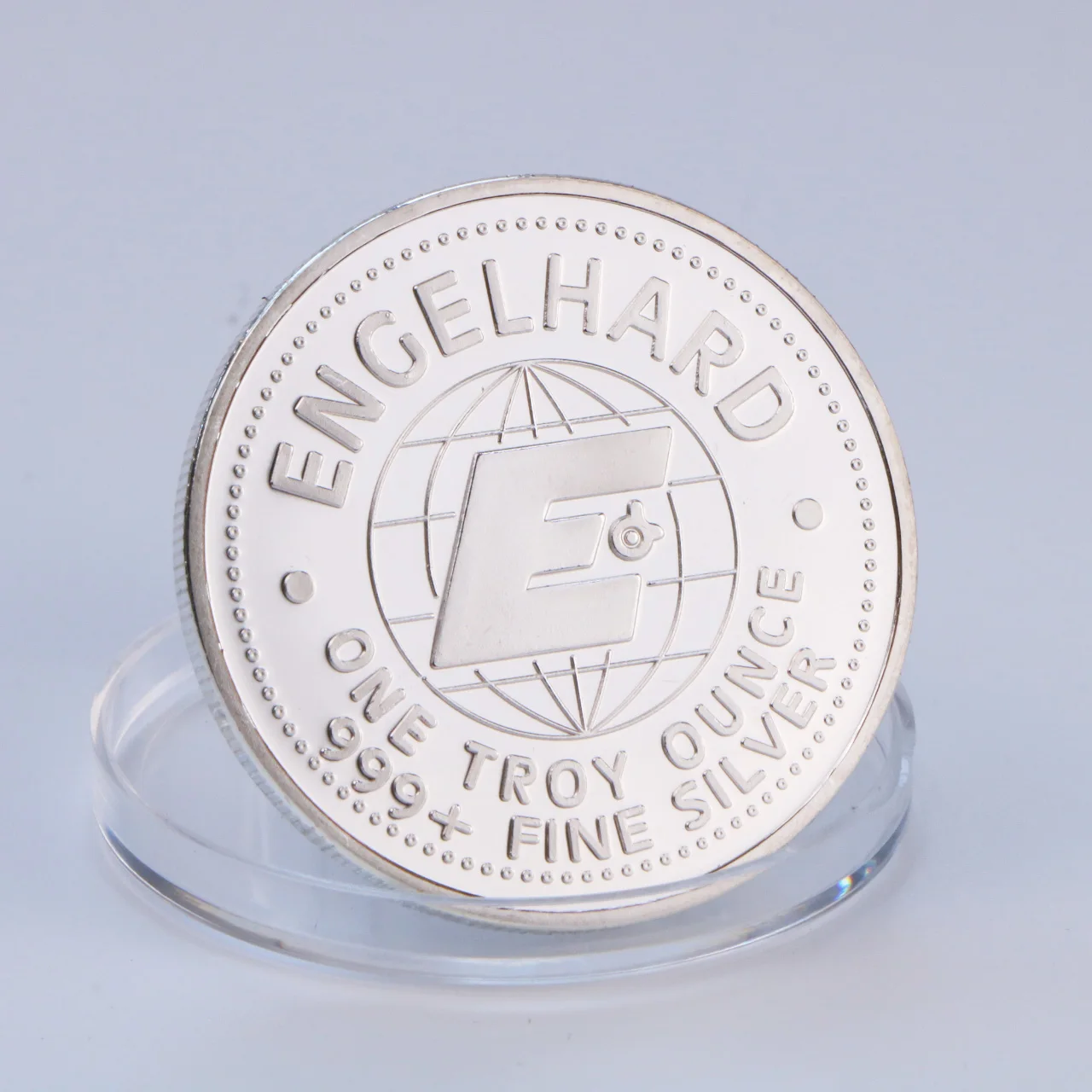 1984 المنقب الأمريكي إنجلهارد 1OZ 999 غرامة الفضة عملة تذكارية