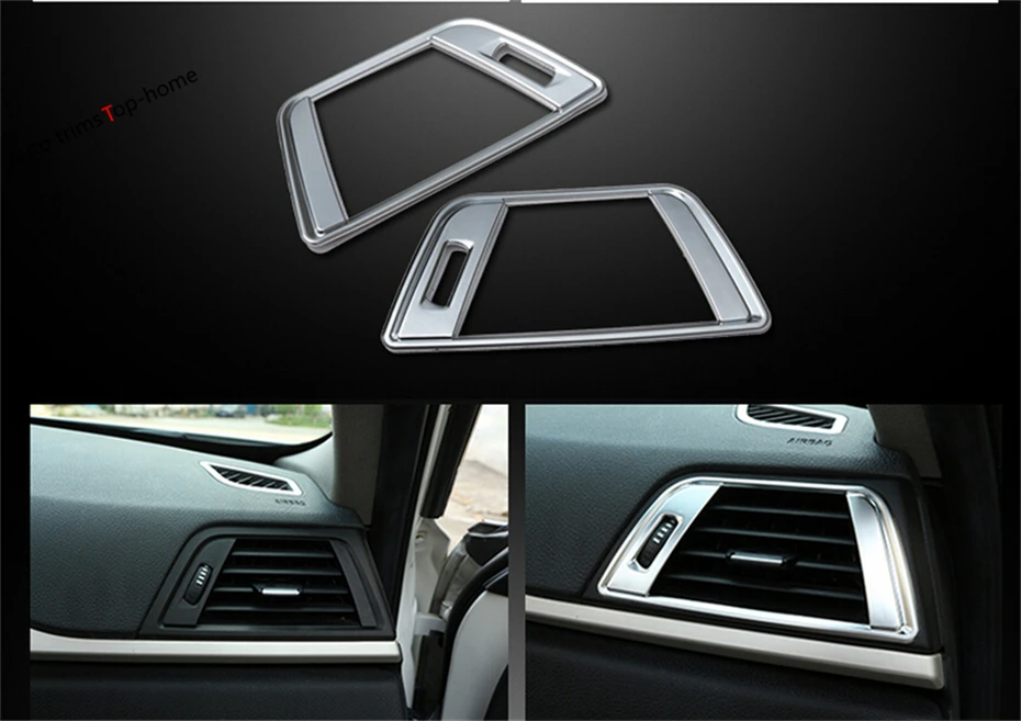 

Yimaautotrims Inside Front Air Conditioning AC Frame Cover Trim Fit For BMW 3 Series 316i 320i 328i 2013 - 2017 ABS Interior