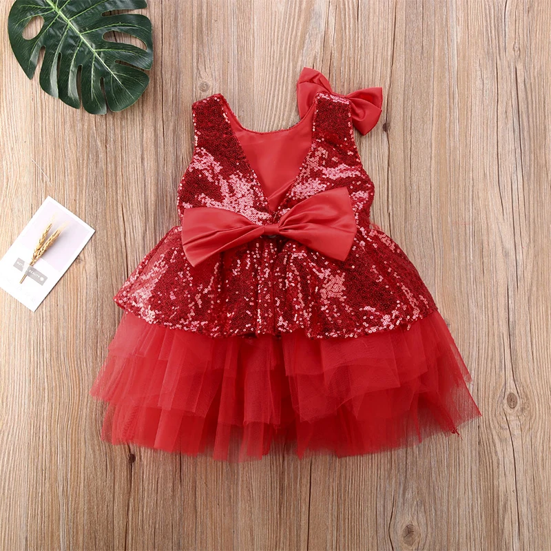 Elegant Dress 1-6Y Toddler Infant Baby Kid Girls Children `s Dress  Birthday vestidos de fiesta Clothing Wedding Party